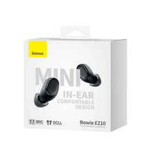 Заредете изображение във визуализатора на галерията – Baseus Bowie EZ10 TWS Bluetooth 5.3 wireless headphones - black

