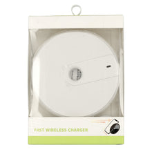 Заредете изображение във визуализатора на галерията – Wireless Induction Charger QI Universal Fast Charge - FC06 15W White (min.2A)
