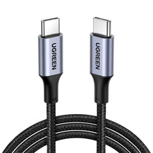 Заредете изображение във визуализатора на галерията – Ugreen US316 USB-C / USB-C cable 480Mb/s 5A 0.5m - gray
