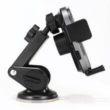 Заредете изображение във визуализатора на галерията – Joyroom car holder with 15W inductive charger for dashboard black (JR-ZS299)
