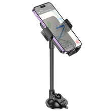Заредете изображение във визуализатора на галерията – HOCO car phone holder for windshield / center console Cheetah H38 black
