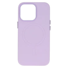 Заредете изображение във визуализатора на галерията – MagSafe Leather Case Iphone 13 Pro Violet
