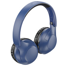 Заредете изображение във визуализатора на галерията – Borofone Headphones BO23 Glamour bluetooth blue

