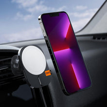 Заредете изображение във визуализатора на галерията – Spigen ITM12W ONETAP PRO 3 MAGNETIC MAGSAFE VENT CAR MOUNT WIRELESS CHARGER BLACK
