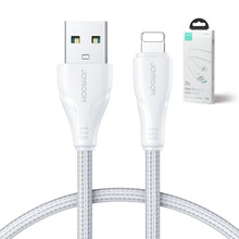 Заредете изображение във визуализатора на галерията – Joyroom cable USB - Lightning 2.4A Surpass Series 1.2 m white (S-UL012A11)
