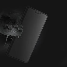 Заредете изображение във визуализатора на галерията – Dux Ducis Skin Pro case for Sony Xperia 5 IV flip cover card wallet stand black
