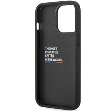 Заредете изображение във визуализатора на галерията – Case BMW BMHCP14L22PVTA iPhone 14 Pro 6.1" Grey/Grey Quilted Tricolor
