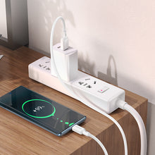 Заредете изображение във визуализатора на галерията – Borofone Cable BX94 Crystal color - USB to Typ C - 3A 1 metre white
