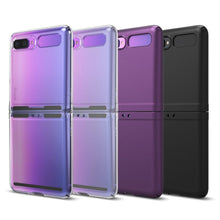 Заредете изображение във визуализатора на галерията – Ringke Slim Ultra-Thin TPU Cover for Samsung Galaxy Z Flip transparent (SLSG0043)

