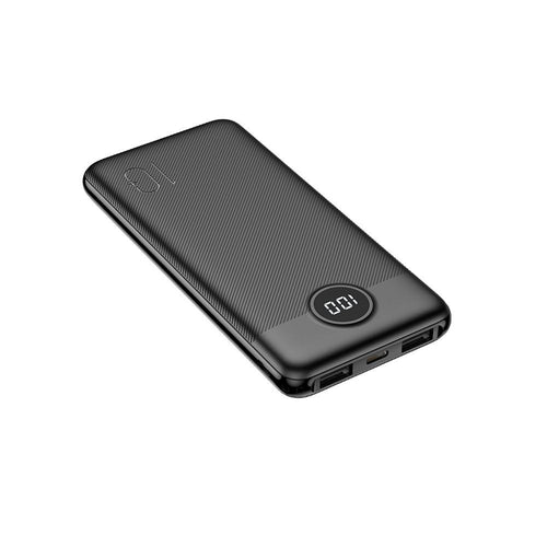 Power bank veger a11s - 10 000mah lcd quick charge pd20w black - TopMag