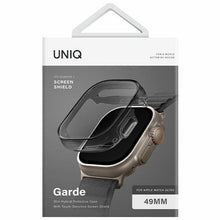 Заредете изображение във визуализатора на галерията – Uniq Garde Apple Watch Ultra 49mm case. grey/smoked grey
