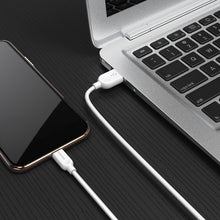 Заредете изображение във визуализатора на галерията – Borofone Cable BX14 LinkJet - USB to Lightning - 2,4A 2 metres white

