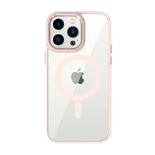 Заредете изображение във визуализатора на галерията – Tel Protect Magnetic Clear Case for Iphone 15 Plus Salmon
