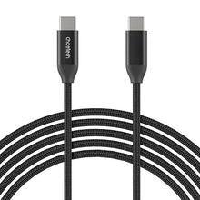Заредете изображение във визуализатора на галерията – Choetech cable USB-C - USB-C PD3.1 240W 1m black (XCC-1035)
