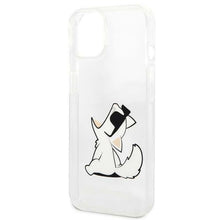 Заредете изображение във визуализатора на галерията – Original faceplate case karl lagerfeld klhcp14scfnrc for iphone 14 (choupette eat / transparent)
