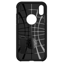Заредете изображение във визуализатора на галерията – SPIGEN TOUGH ARMOR IPHONE XR BLACK - TopMag
