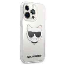 Заредете изображение във визуализатора на галерията – Karl Lagerfeld KLHCP13XCTR iPhone 13 Pro Max 6,7" hardcase transparent Choupette Head
