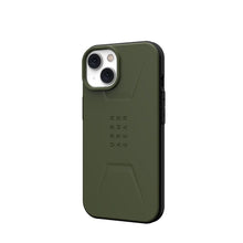 Заредете изображение във визуализатора на галерията – ( uag ) urban armor gear civilian compatible with magsafe гръб за iphone 13 / 14 green
