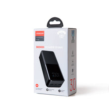 Заредете изображение във визуализатора на галерията – Joyroom power bank 15W 30000mAh PD QC3.0 AFC black (JR-T015)
