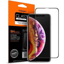Заредете изображение във визуализатора на галерията – TEMPERED GLASS SPIGEN GLASS FC IPHONE 11 PRO MAX BLACK
