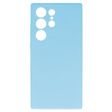Заредете изображение във визуализатора на галерията – Silicone Lite Case for Samsung Galaxy S22 Ultra light blue
