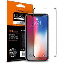 Заредете изображение във визуализатора на галерията – TEMPERED GLASS SPIGEN GLASS FC IPHONE XR BLACK
