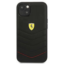 Заредете изображение във визуализатора на галерията – Ferrari FEHCP13MRQUK iPhone 13 6,1" czarny/black hardcase Off Track Quilted
