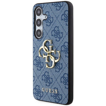 Заредете изображение във визуализатора на галерията – Guess 4G Big Metal Logo case for Samsung Galaxy S24+ - blue
