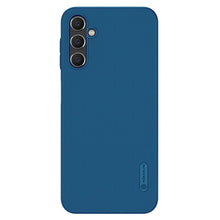 Заредете изображение във визуализатора на галерията – Nillkin Super Frosted Shield case for Samsung Galaxy A14 5G / Galaxy A14 cover + phone stand blue
