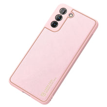 Заредете изображение във визуализатора на галерията – Dux Ducis Yolo elegant cover made of ecological leather for Samsung Galaxy S21 FE pink
