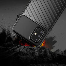 Заредете изображение във визуализатора на галерията – Thunder Case Flexible Tough Rugged Cover TPU Case for Samsung Galaxy A21S black
