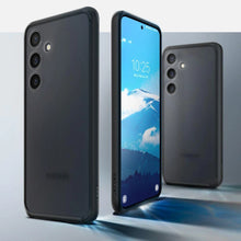 Заредете изображение във визуализатора на галерията – Spigen Ultra Hybrid case for Samsung Galaxy S24+ - transparent and black
