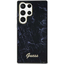 Заредете изображение във визуализатора на галерията – Guess GUHCS23LPCUMAK S23 Ultra S918 black/black hardcase Marble
