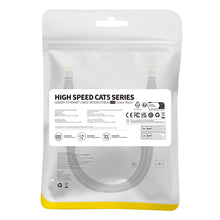 Заредете изображение във визуализатора на галерията – Baseus High Speed ​​Cat 5 RJ-45 Ethernet cable 1000Mb/s 1.5m round - black
