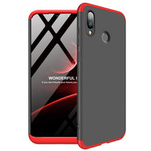 Заредете изображение във визуализатора на галерията – GKK 360 Protection Case Front and Back Case Full Body Cover Huawei Honor Play black - TopMag
