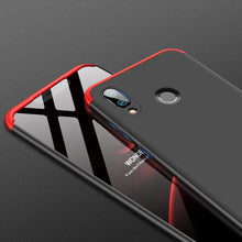 Заредете изображение във визуализатора на галерията – GKK 360 Protection Case Front and Back Case Full Body Cover Huawei Honor Play black - TopMag
