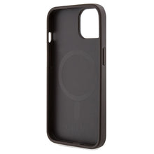 Заредете изображение във визуализатора на галерията – Original Case GUESS 4G Printed Stripes MagSafe GUHMP15SP4RPSK for Iphone 13/14/15 brown
