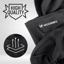 Заредете изображение във визуализатора на галерията – Wozinsky Balaclava WTBBK2 XL thermal balaclava under helmet - black
