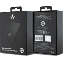 Заредете изображение във визуализатора на галерията – Original Power Bank - MERCEDES MEPB5KMESTK 5000mAh 15W z indukcyjnym ładowaniem MagSafe - Black
