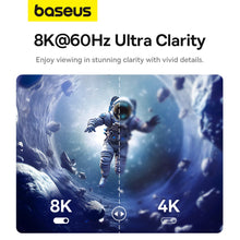 Заредете изображение във визуализатора на галерията – Baseus High Definition Series USB-C to DisplayPort 1.4 8K 60Hz Unidirectional Cable 1.5m - Black
