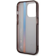 Заредете изображение във визуализатора на галерията – Case BMW BMHCP14L22HVGV iPhone 14 Pro 6.1" black/black IML Tricolor Stripe

