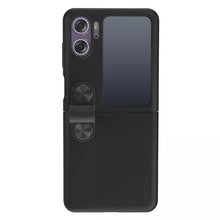 Заредете изображение във визуализатора на галерията – Nillkin Flex Flip Finger Strap Silicone Case for Oppo Find N2 Flip black
