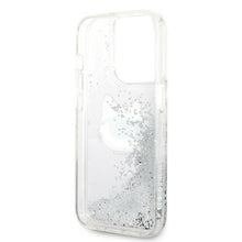 Заредете изображение във визуализатора на галерията – Karl Lagerfeld KLHCP14XLNHCS iPhone 14 Pro Max 6.7" silver/silver hardcase Glitter Choupette Head
