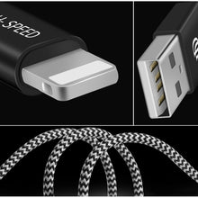 Заредете изображение във визуализатора на галерията – Dux Ducis K-ONE Series USB / Lightning Cable 2.1A 1M black - TopMag
