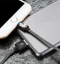 Заредете изображение във визуализатора на галерията – Dux Ducis K-ONE Series USB / Lightning Cable 2.1A 1M black - TopMag
