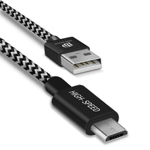 Заредете изображение във визуализатора на галерията – Dux Ducis K-ONE Series USB / micro USB Cable 2.1A 3M black - TopMag
