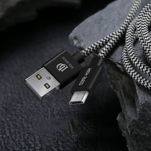 Заредете изображение във визуализатора на галерията – Dux Ducis K-ONE Series USB / micro USB Cable 2.1A 3M black - TopMag
