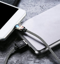 Заредете изображение във визуализатора на галерията – Dux Ducis K-ONE Series USB / micro USB Cable 2.1A 3M black - TopMag
