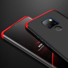 Заредете изображение във визуализатора на галерията – GKK 360 Protection Case Front and Back Case Full Body Cover Huawei Mate 20 black-red - TopMag
