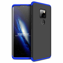 Заредете изображение във визуализатора на галерията – GKK 360 Protection Case Front and Back Case Full Body Cover Huawei Mate 20 black-blue - TopMag
